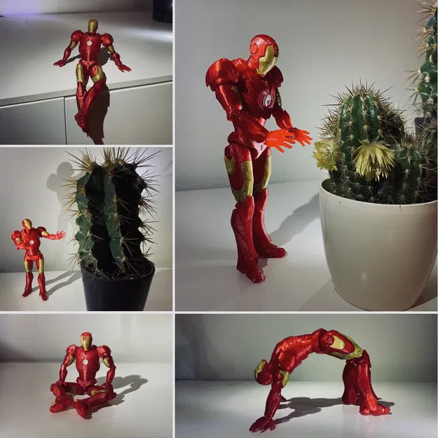 Mô Hình Iron Man MK3 Khớp Nối 3D - Image 23
