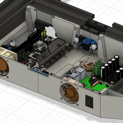 Hộp Điện Tử Mặt Trước Ender 3 v2 Cập Nhật Mới