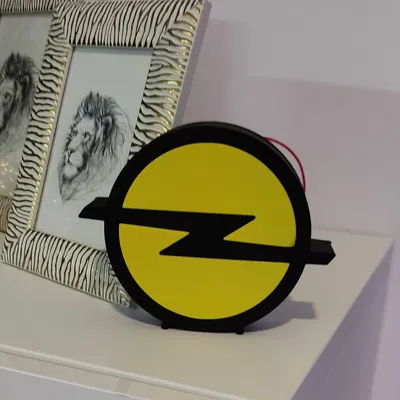 Logo Opel Có Đèn LED Để Bàn