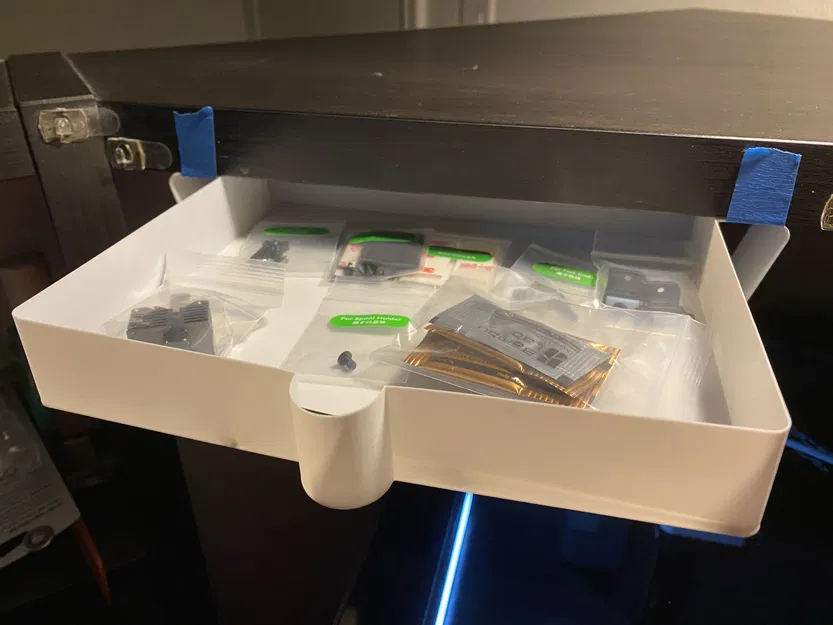 Hộp ngăn kéo dưới bàn chế độ in xoắn ốc - Image 1