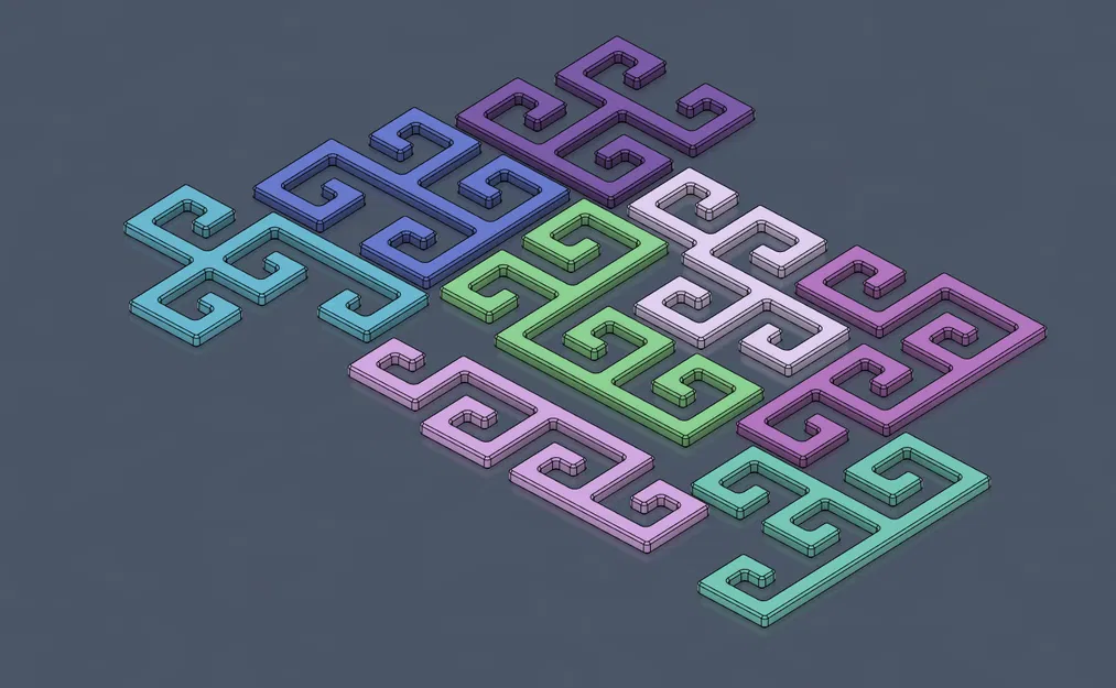 Khối Xếp Hình Tetra Spiral - Thử Thách Xếp Hình Sáng Tạo - Image 1