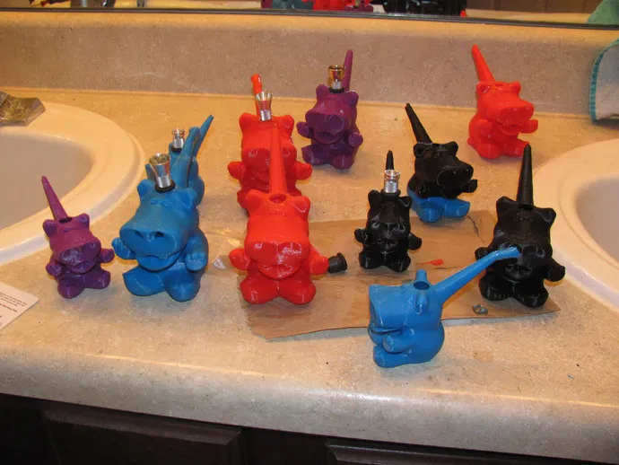 Hà mã tạo bong bóng (bật lửa nước) - Image 5