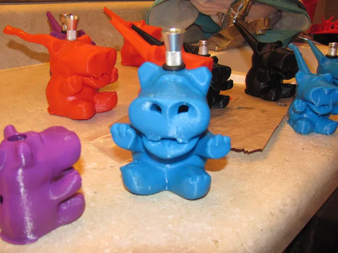 Hà mã tạo bong bóng (bật lửa nước) - Image 10