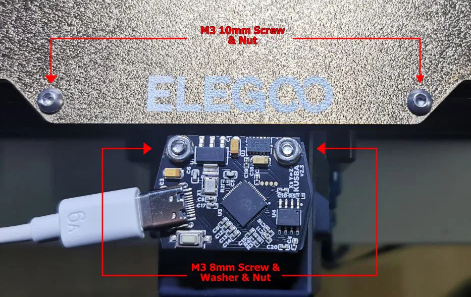 Bộ Mount ADXL345 USB kusba cho Elegoo Neptune 3 Pro - Image 3