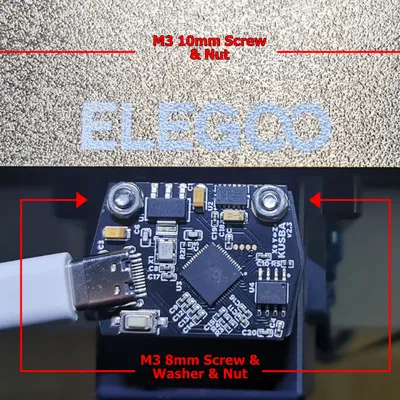 Bộ Mount ADXL345 USB kusba cho Elegoo Neptune 3 Pro