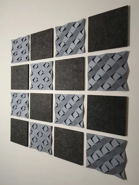 Tấm Khuếch Tán Âm Thanh (Hình Vuông và Lục Giác) - Image 2