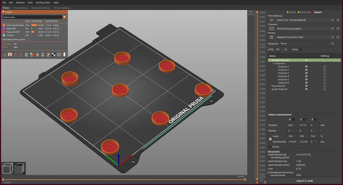 Đế Cờ Vua Có Đồng Xu Penny - Image 3