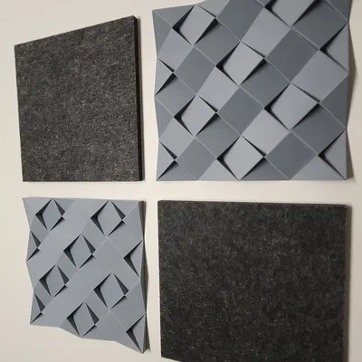 Tấm Khuếch Tán Âm Thanh (Hình Vuông và Lục Giác)