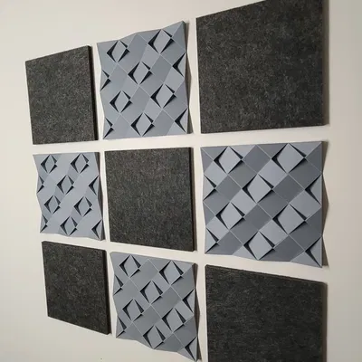 Tấm Khuếch Tán Âm Thanh (Hình Vuông và Lục Giác)