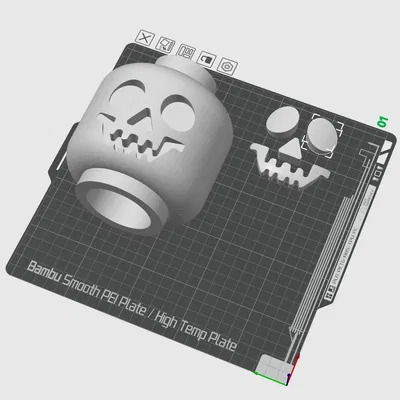 Đầu Lâu Lego Khủng Dễ In