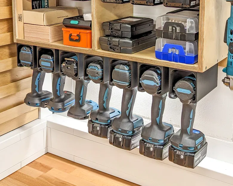 Giá đỡ/Treo máy khoan pin đa năng (Makita, DeWalt, Bosch, Festool...) - Image 2