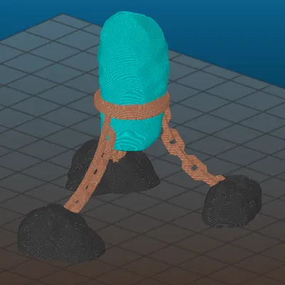 Tảng Đá Treo - Chỉnh Sửa Đa Vật Liệu