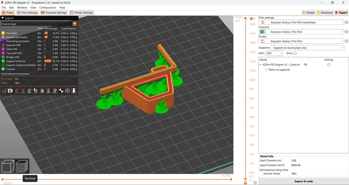 Nắp Căn Chỉnh Bàn In Anycubic Kobra 2 / Kobra 2 Pro / Kobra 2 Neo - Image 7