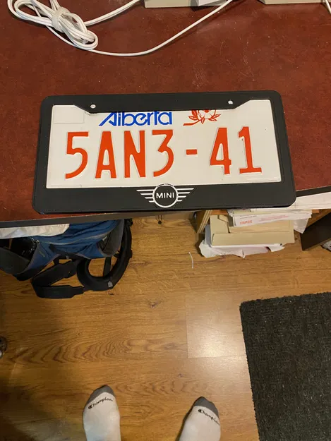 Khung biển số xe MINI Cooper chuẩn Bắc Mỹ - Image 1