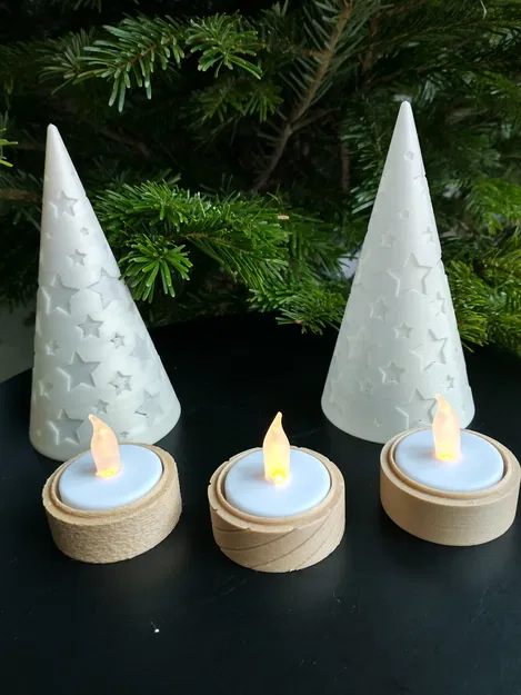 Cây Thông Noel Đựng Đèn Trà - Image 1