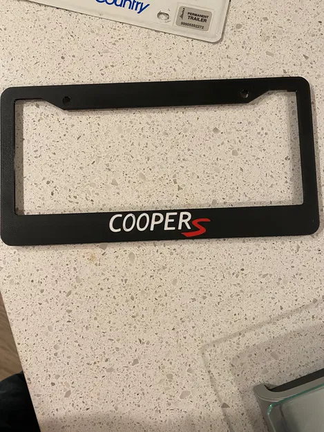 Khung biển số Mini Cooper S (Bắc Mỹ) - Image 1