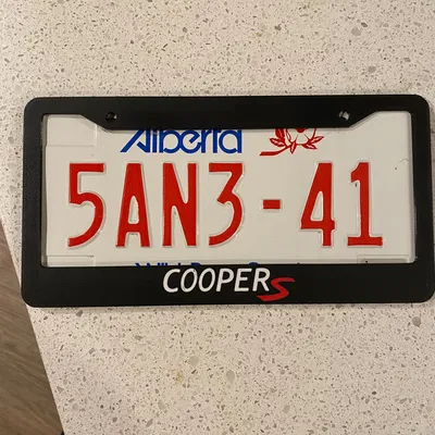 Khung biển số Mini Cooper S (Bắc Mỹ)