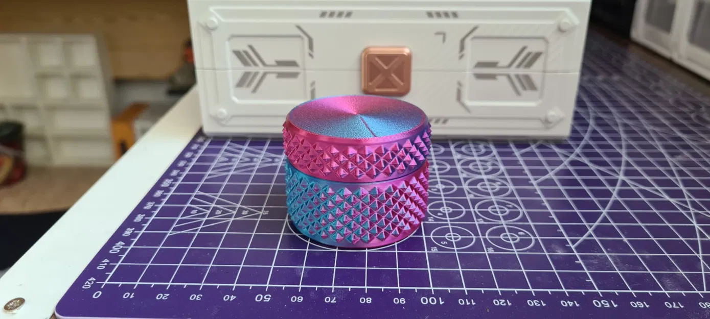 Hộp Đựng Hình Trụ Vân Nhám Đa Dụng - Image 2