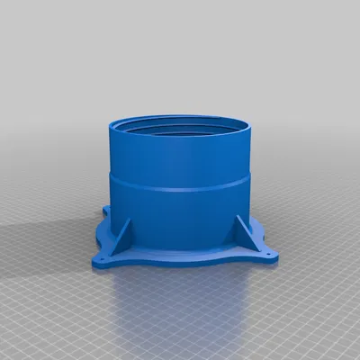 Cổ áo gắn tường cho ống thoát khí máy lạnh 5.9 inch