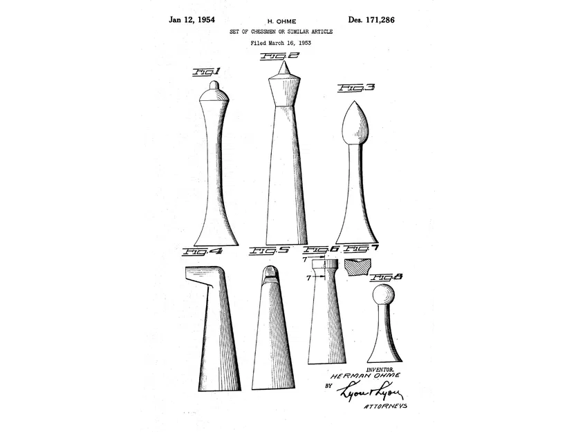 Bộ Cờ Vua Herman Ohme - Image 4