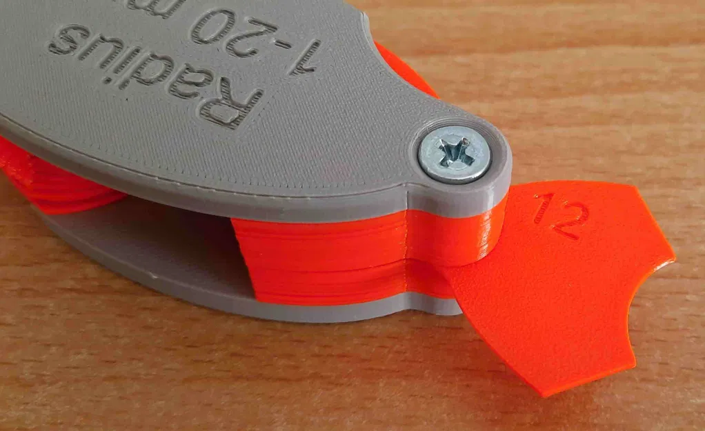 Thước đo bán kính 1-20 mm - Image 4