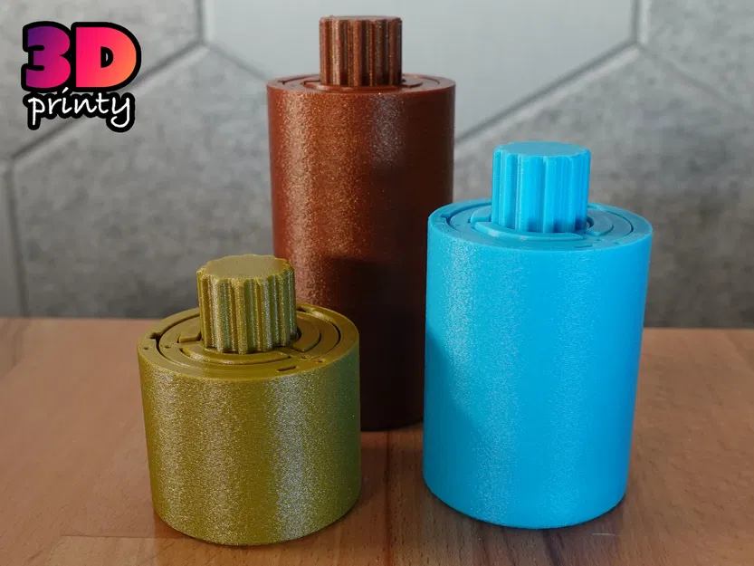 Hộp Xếp Hình Xoay Print-in-Place - Image 1