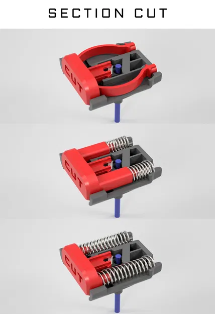 Qidi Cutter V2.0, Dùng cho X-Max 3/X-Plus 3, Sử dụng Lưỡi Dao Rọc Giấy 9mm - Image 4