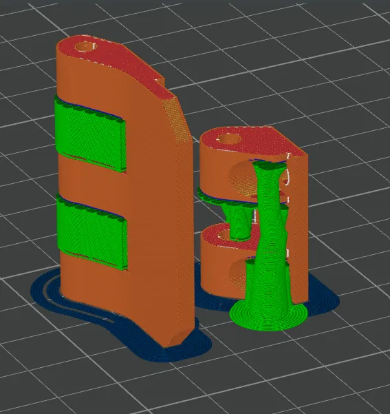 Voron 0: Tấm ốp lưng bản lề kèm giá đỡ cuộn dây filament - Image 5