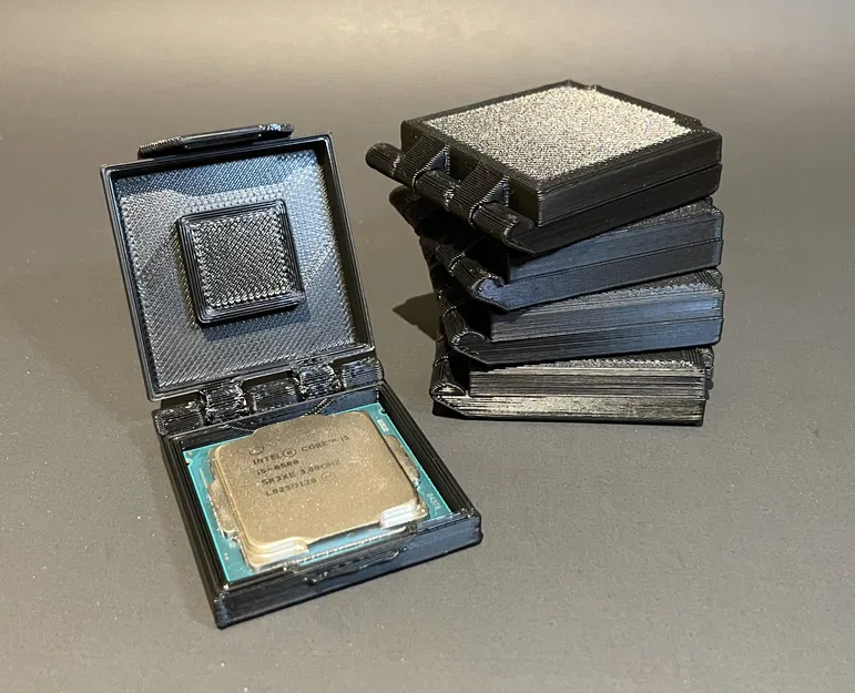 Vỏ Hộp Intel CPU Clamshell LGA 1200, 1151, 1150, 1155 (In-Liền-Khối) - Image 1