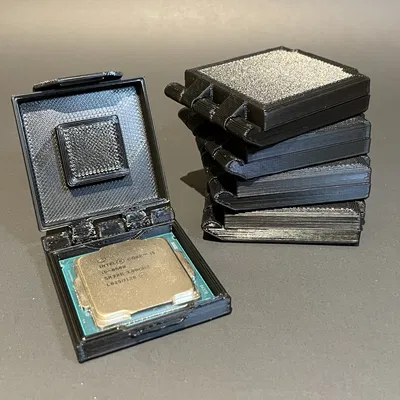 Vỏ Hộp Intel CPU Clamshell LGA 1200, 1151, 1150, 1155 (In-Liền-Khối)