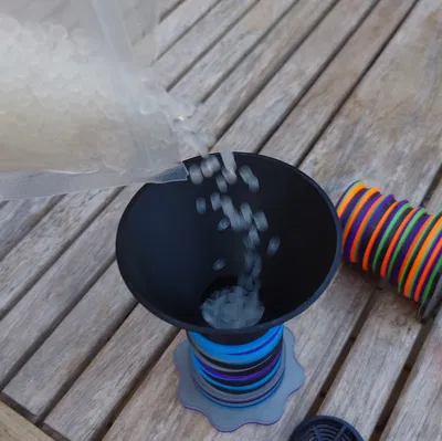 Phễu cho Giá đỡ cuộn có thể điều chỉnh cho Silica Gel / Trọng lượng cuộn