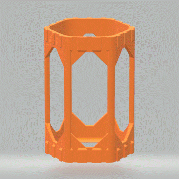 Giá đỡ chai nước lồng vào nhau hình tổ ong không cần hỗ trợ - Image 2