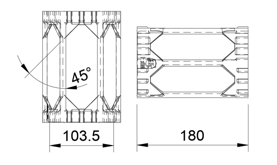 Giá đỡ chai nước lồng vào nhau hình tổ ong không cần hỗ trợ - Image 5