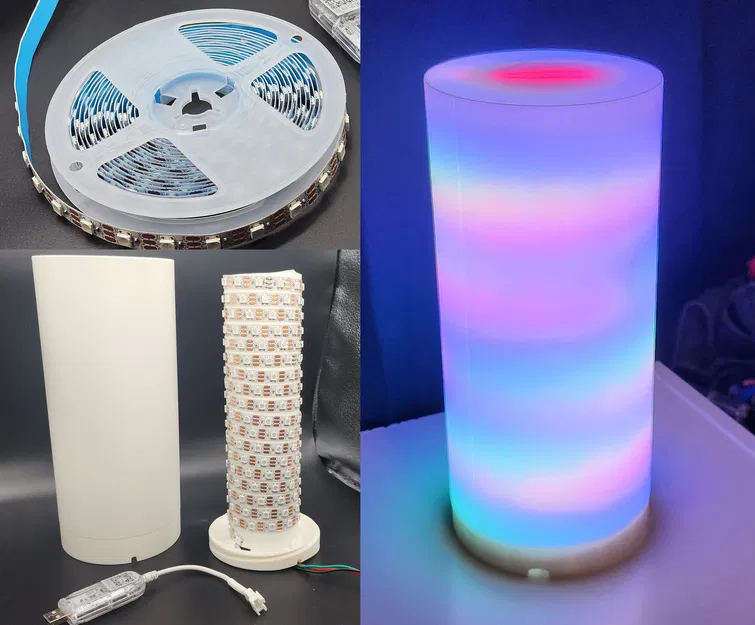 Đèn trụ trơn cho đèn LED dây - Image 1