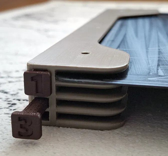 Giá đỡ tấm nền cho Prusa Mk3/4, Bambu X1C, P1, A1 có nút đẩy - Image 3