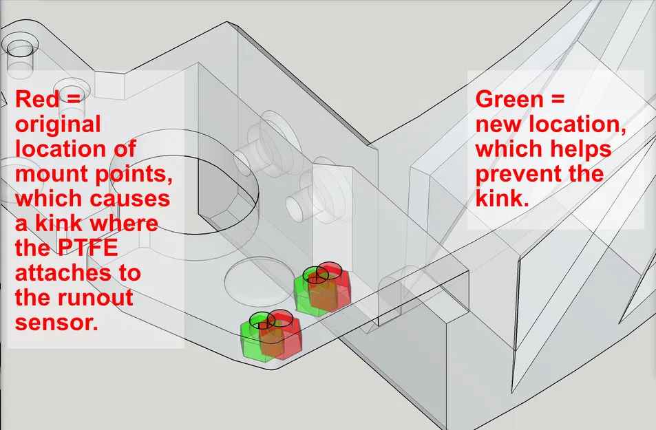 Giá đỡ cuộn dây Flashforge Adventurer 5M (AD5M) Cải tiến, Ống dẫn, Giá đỡ cảm biến đứt sợi + Giá đỡ cuộn dây gắn bên! v1.1 - Image 7