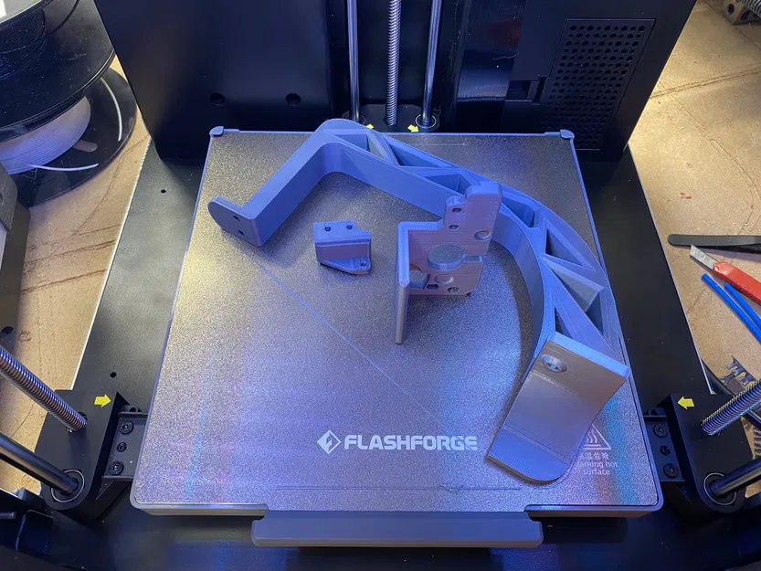 Giá đỡ cuộn dây Flashforge Adventurer 5M (AD5M) Cải tiến, Ống dẫn, Giá đỡ cảm biến đứt sợi + Giá đỡ cuộn dây gắn bên! v1.1 - Image 17