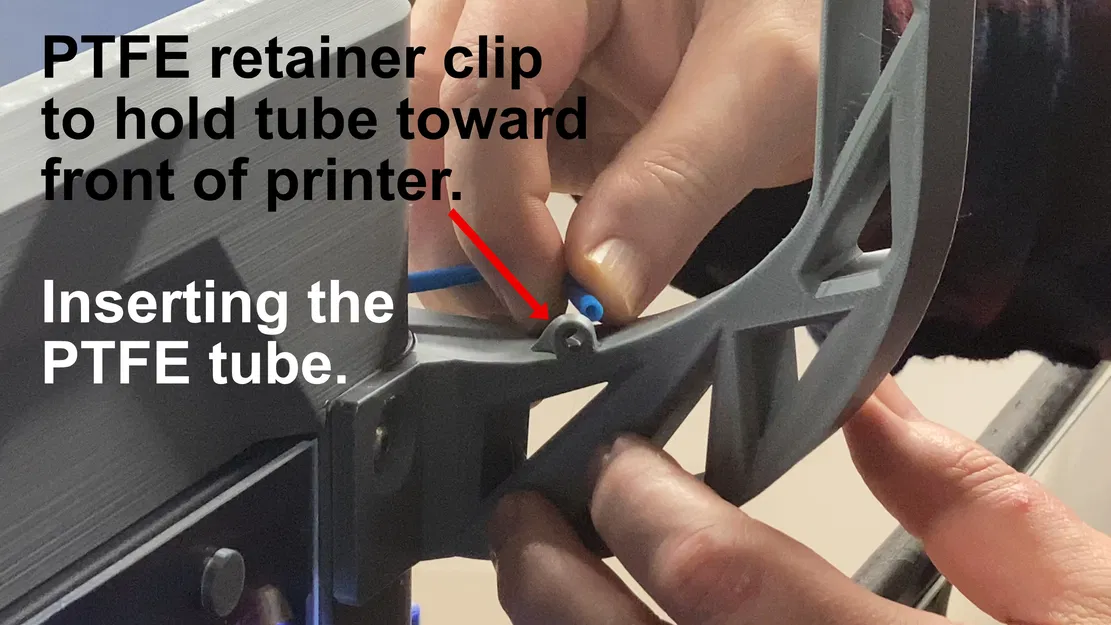 Giá đỡ cuộn dây Flashforge Adventurer 5M (AD5M) Cải tiến, Ống dẫn, Giá đỡ cảm biến đứt sợi + Giá đỡ cuộn dây gắn bên! v1.1 - Image 24