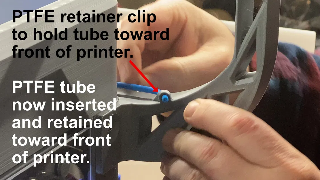 Giá đỡ cuộn dây Flashforge Adventurer 5M (AD5M) Cải tiến, Ống dẫn, Giá đỡ cảm biến đứt sợi + Giá đỡ cuộn dây gắn bên! v1.1 - Image 25