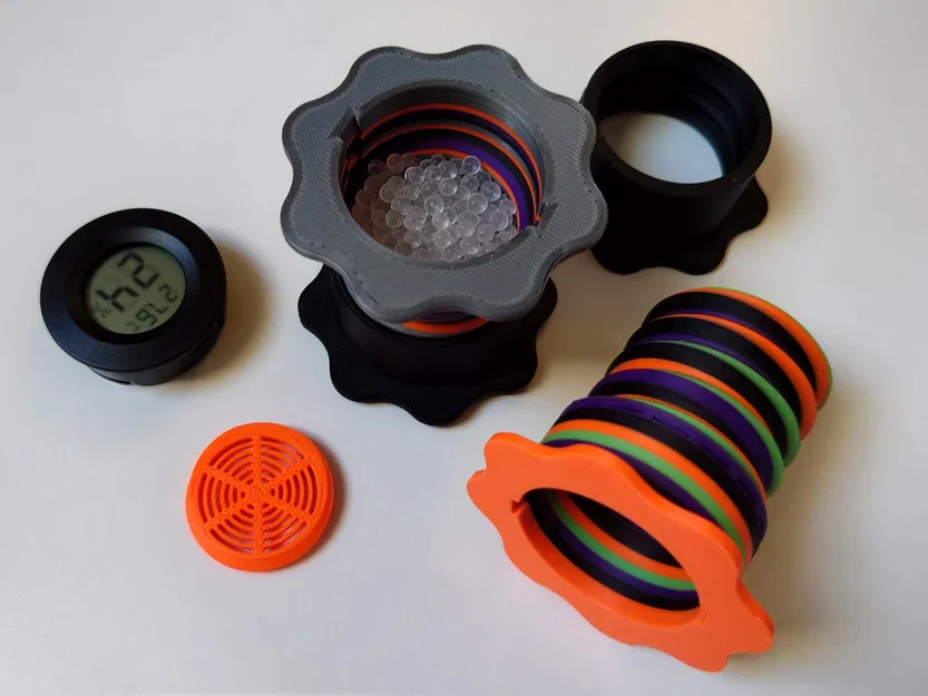 Giá đỡ cuộn có thể điều chỉnh cho Gel Silica / Trọng lượng cuộn / Có Máy đo độ ẩm - Image 1