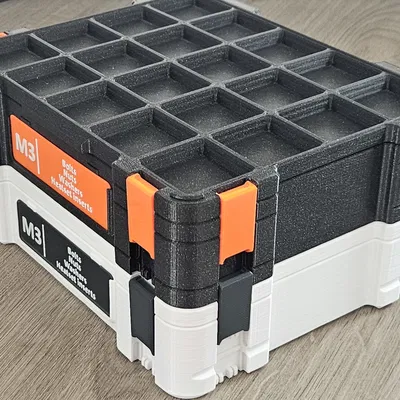 Hộp lưu trữ Gridfinity Parametric bởi Pred (Bản nâng cấp)