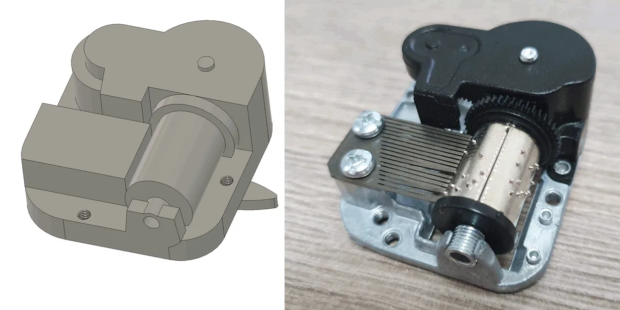 Mô Hình Tham Khảo Hộp Nhạc - Image 1