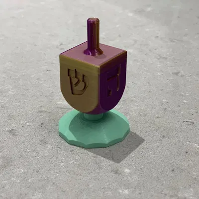 Dreidel Có Đế Xoay Dễ Dàng Cho Trẻ Em