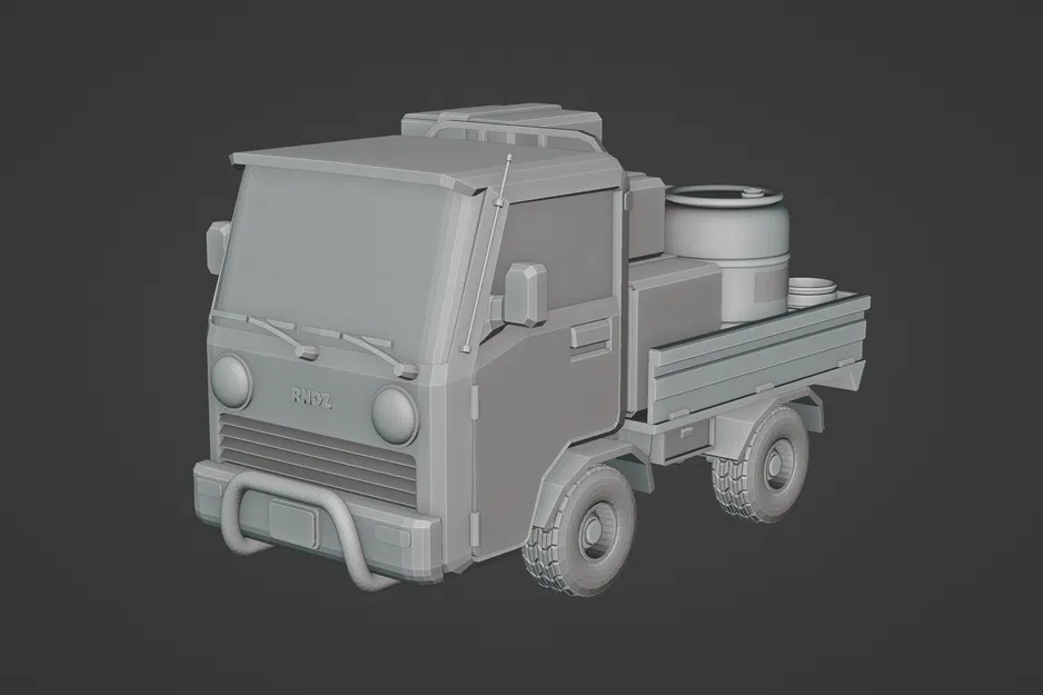 Xe tải Suzuki Carry Kei 3D - Image 3