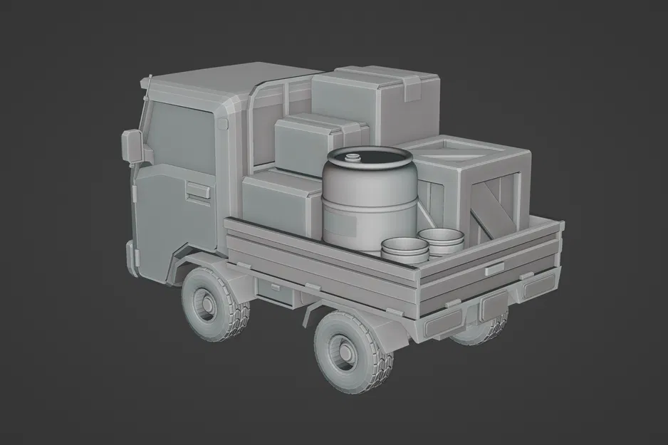 Xe tải Suzuki Carry Kei 3D - Image 5