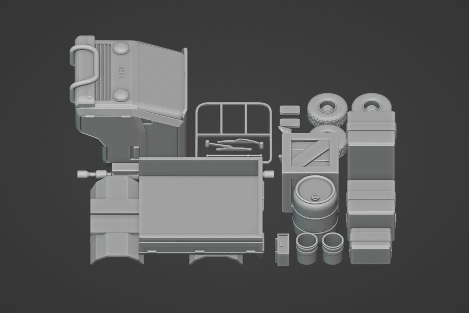 Xe tải Suzuki Carry Kei 3D - Image 6