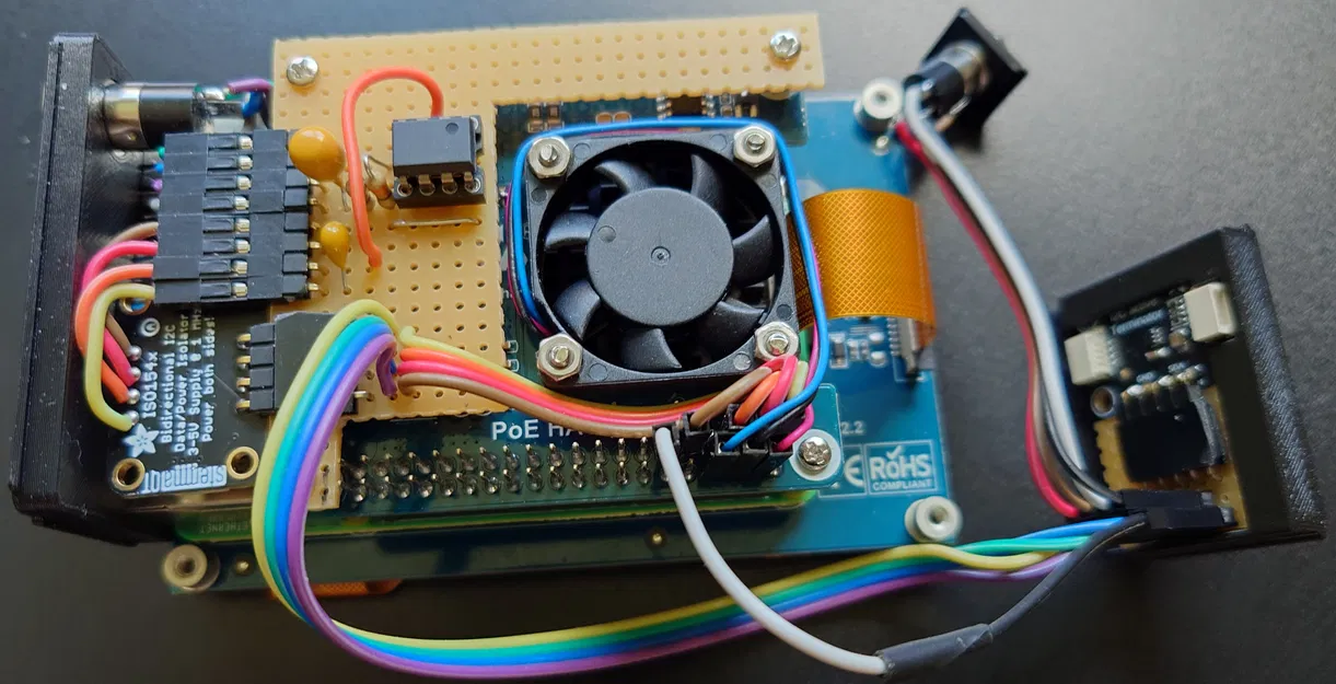 Vỏ Raspberry Pi 4B POE Màn hình cảm ứng - Image 11