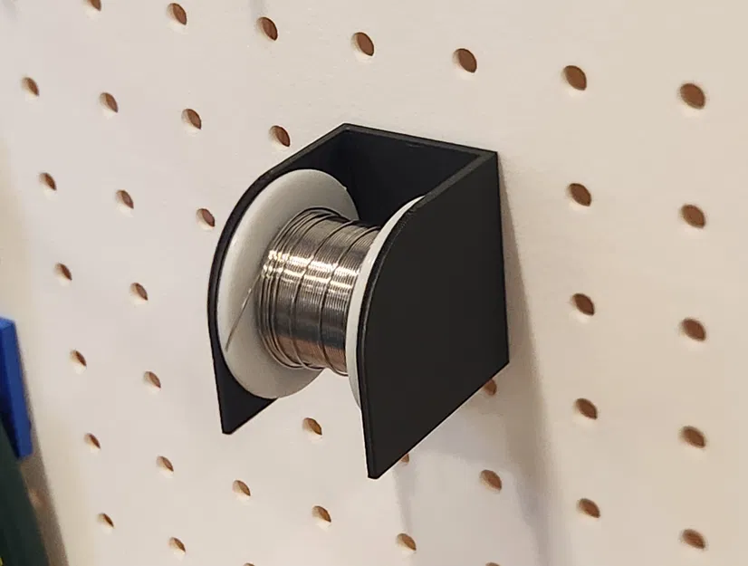 Giá đỡ cuộn thiếc hàn cho Bảng Pegboard - Image 1