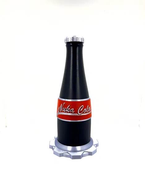 Chai Nuka Cola Fallout Bản Gốc Có Đế Trưng Bày - Image 3