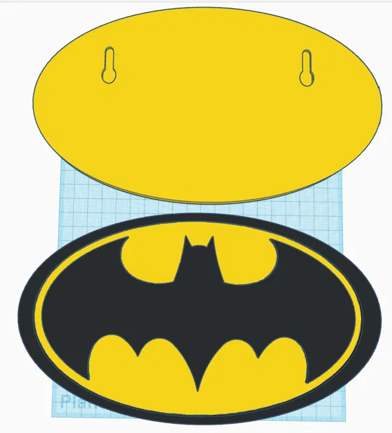 Logo Batman có đế treo tường - Image 1